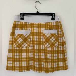 Belle Poque Retro Plaid Skirt